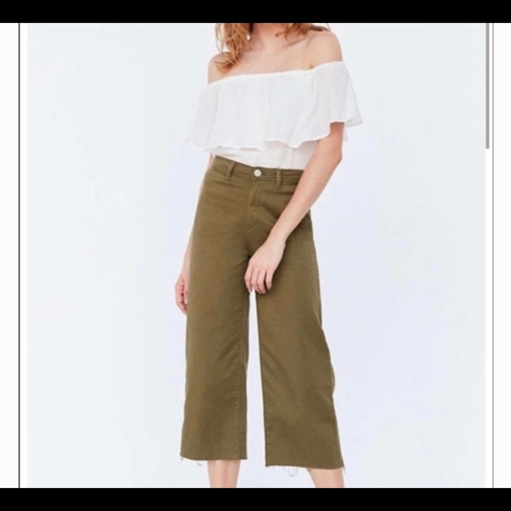 BDG Urban Outfitters Military Green Leg mid/high rise Pants